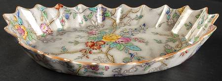 Patricia (Yellow Trim) Jubilee Platter