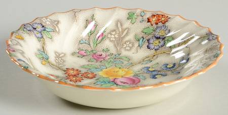 Patricia (Yellow Trim) Coupe Cereal Bowl