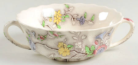 Patricia (No Trim) Flat Cream Soup Bowl
