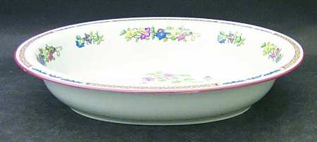 Peacock 9" Oval Vegetable Bowl