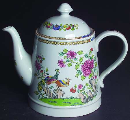 Peacock Teapot & Lid