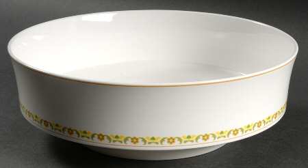 Petite Fleur 9" Salad Serving Bowl