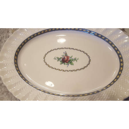 Pearl & Laurel 13" Oval Serving Platter