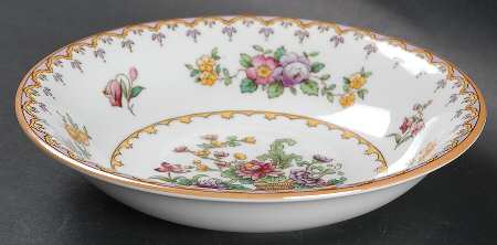 Peplow (Yellow Trim) Coupe Cereal Bowl