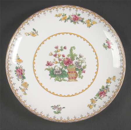 Peplow (Gold Trim) Cake Plate
