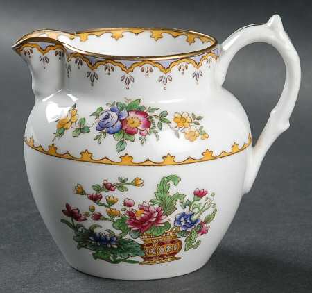 Peplow (Gold Trim) Creamer