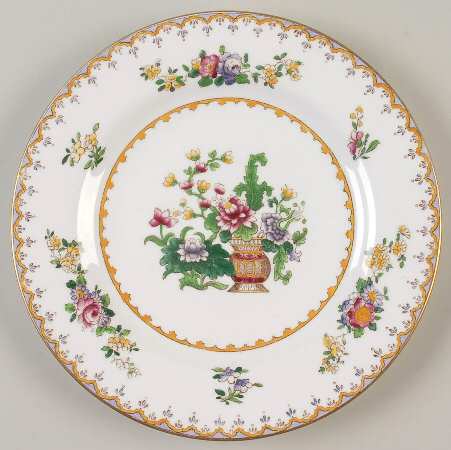 Peplow (Gold Trim) Luncheon Plate