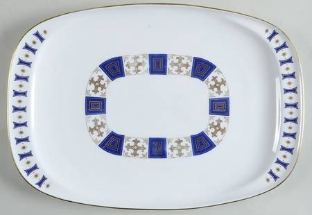 Persia Blue 12" Oval Serving Platter