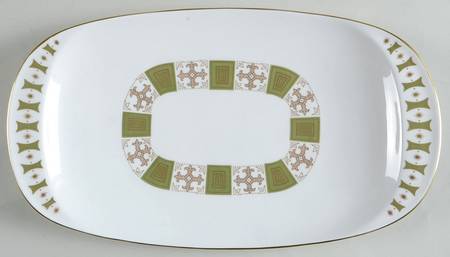 Persia Green Sandwich Plate