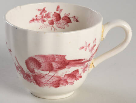 Pink Bird Flat Cup