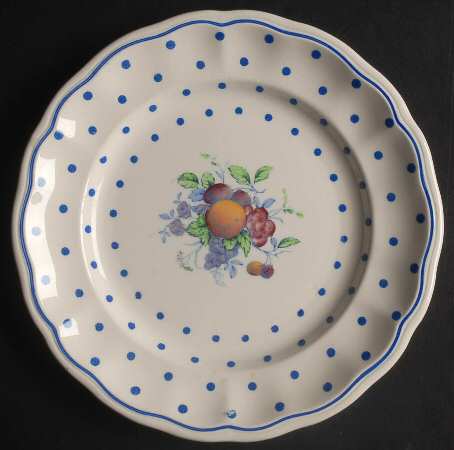 Polka Dot Blue Bread & Butter Plate by Spode