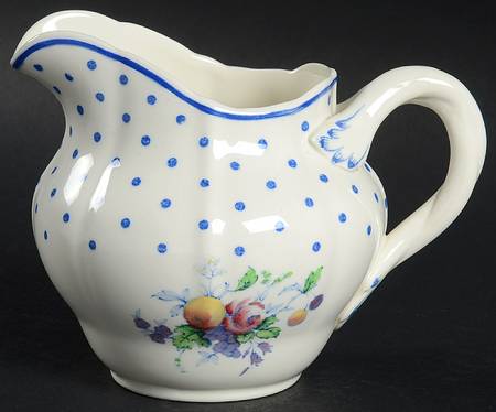 Polka Dot Blue Creamer by Spode