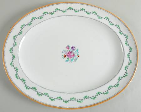 Portabello Green 16" Oval Serving Platter