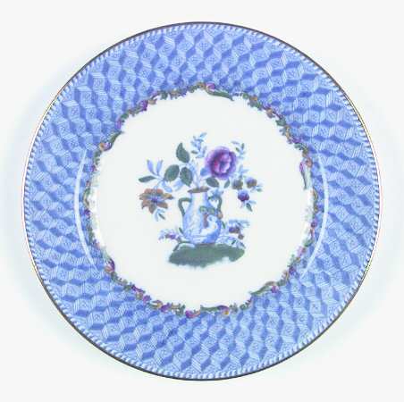 Portland Vase (Gold Trim, Smooth) Dessert/Pie Plate