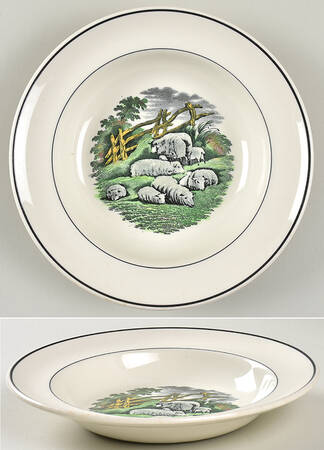 Priscilla Alden Rim Soup Bowl