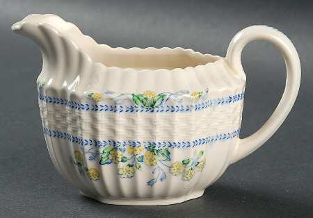 Primrose Blue and Yellow Creamer