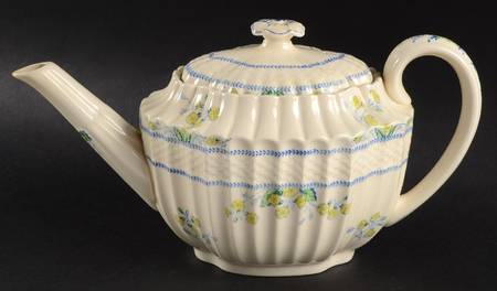 Primrose Blue and Yellow Teapot & Lid