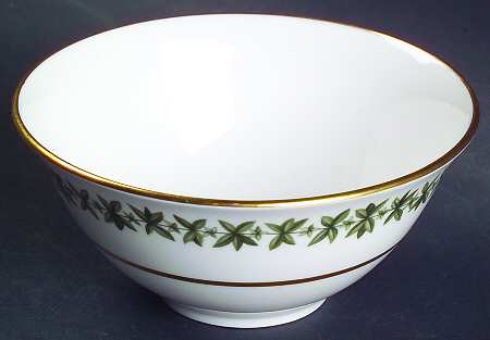 Provence (YC843, Green Leaves) Open Sugar Bowl