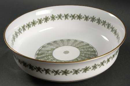 Provence (YC843, Green Leaves) 9" Salad Serving Bowl