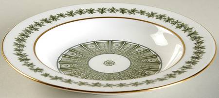 Provence (YC843, Green Leaves) Rim Soup Bowl
