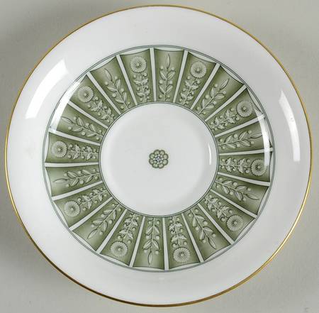 Provence (YC843, Green Leaves) Saucer for Demitasse Cup
