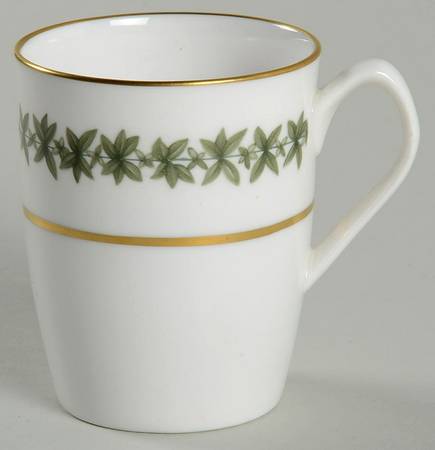 Provence (YC843, Green Leaves) Flat Demitasse Cup