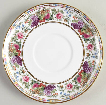 Provence (F1782-V, Y8599-U, Fruit Rim) Saucer for Cream Soup Bowl