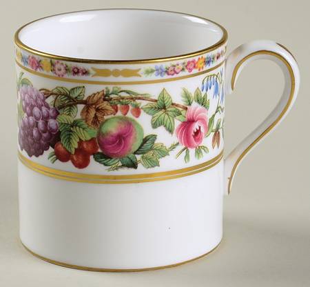 Provence (F1782-V, Y8599-U, Fruit Rim) Flat Demitasse Cup