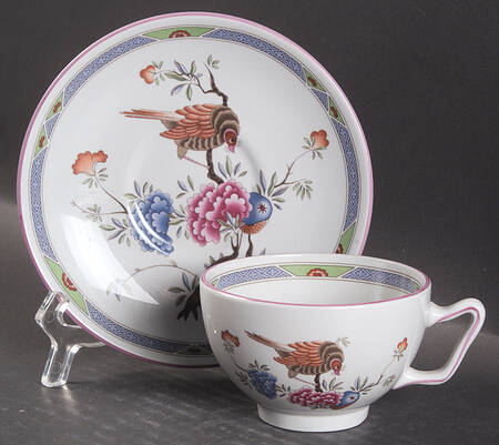 Prince Regent Canton Shape Footed Cup & Saucer Set