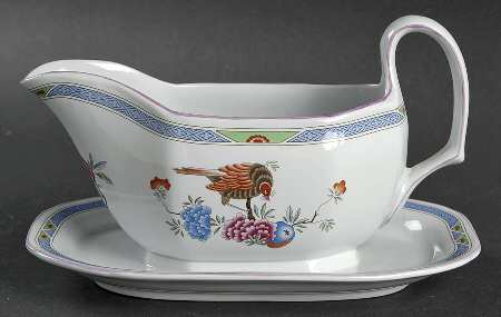 Prince Regent Gravy Boat with Attached Underplate