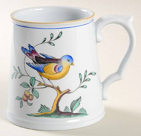 Queen's Bird (Y4973, Blue Gray Body) Tankard