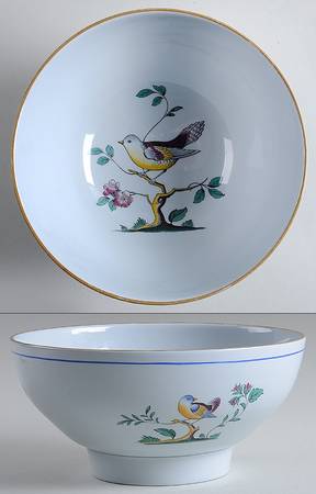 Queen's Bird (Y4973, Blue Gray Body) Marco Bowl