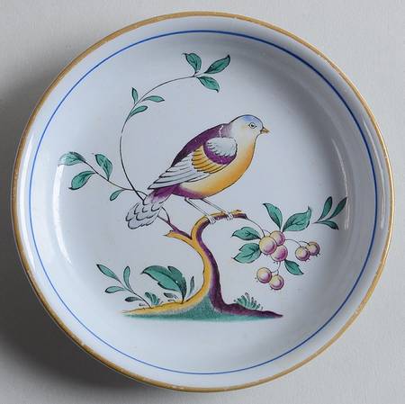 Queen's Bird (Y4973, Blue Gray Body) Coaster