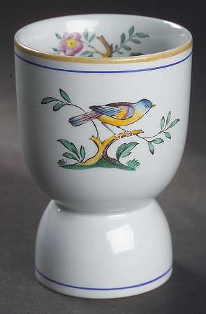 Queen's Bird (Y4973, Blue Gray Body) Double Egg Cup