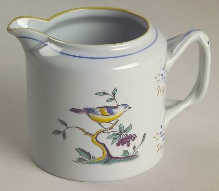 Queen's Bird (Y4973, Blue Gray Body) Mini Creamer