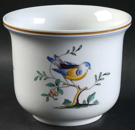 Queen's Bird (Y4973, Blue Gray Body) Medium Cachepot