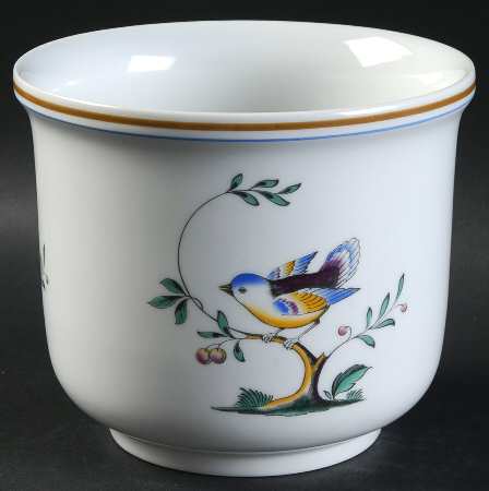 Queen's Bird (Y4973, Blue Gray Body) Small Cachepot