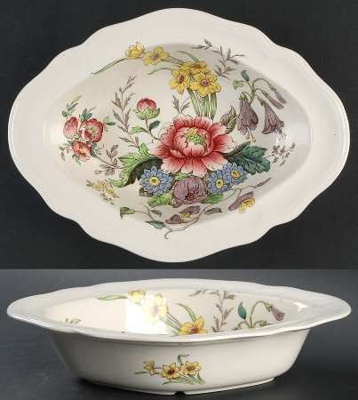 Raeburn 10" Oval Vegetable Bowl