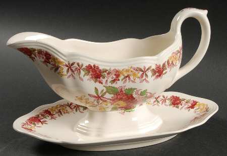 Regency Gravy Boat with Attached Underplate