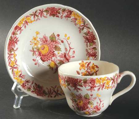Regency Flat Cup & Saucer Set