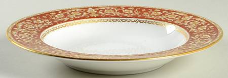 Renaissance Red Rim Soup Bowl