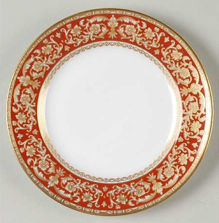 Renaissance Red Bread & Butter Plate