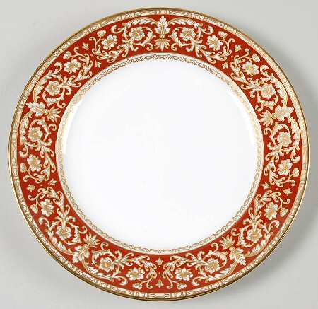 Renaissance Red Salad Plate