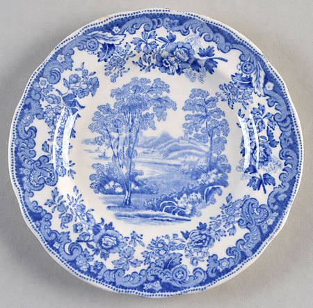 Rhine Blue (Scalloped) Small Bread & Butter Plate