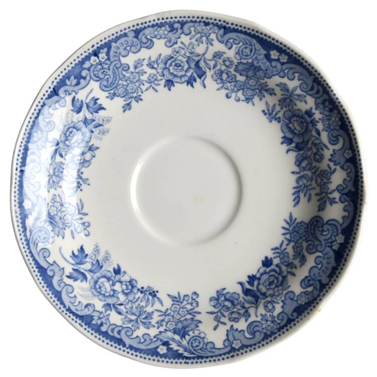 Rhine Blue (Scalloped) Saucer