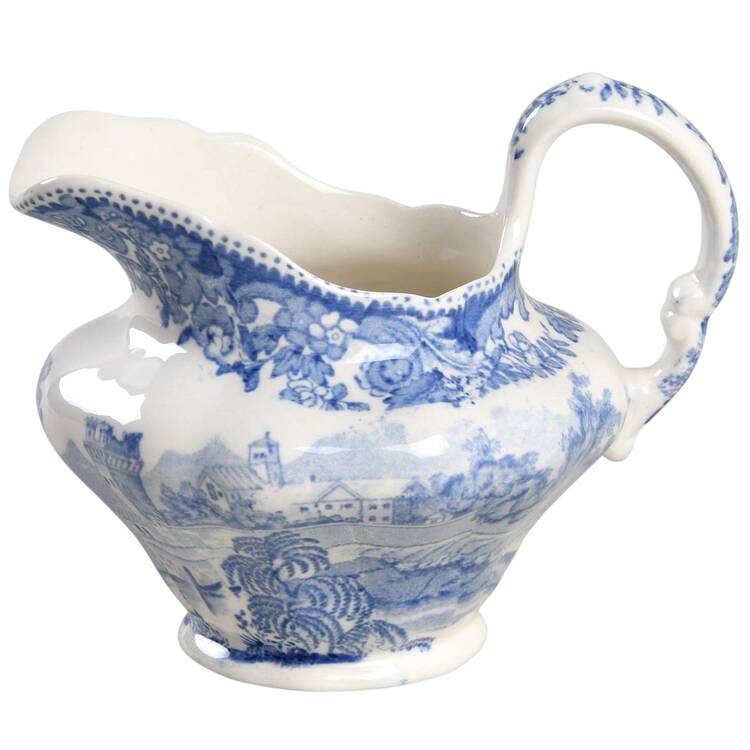 Rhine Blue (Scalloped) Mini Creamer