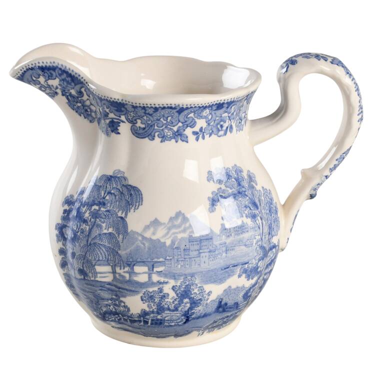 Rhine Blue (Scalloped) 32 Oz Pitcher