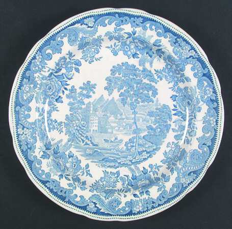 Rhine Blue (Scalloped) by Spode