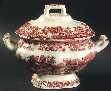 Rhine Brown Sauce Boat & Lid