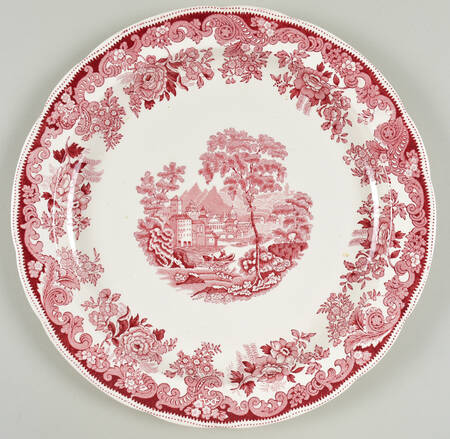 Rhine Pink 12" Chop Plate (Round Platter)